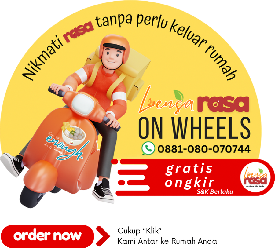 LENSA RASA on Wheels, gratis ongkir